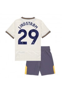 Fotbalové Dres Everton Jesper Lindstrom #29 Dětské Třetí Oblečení 2024-25 Krátký Rukáv (+ trenýrky)